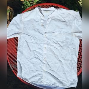 Uniqlo Mandarin Collar Pocket Shirt- Labelled L fits like M